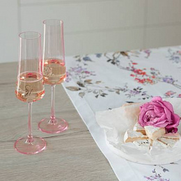 Набор бокалов для шампанского Astoria Rose 210 мл